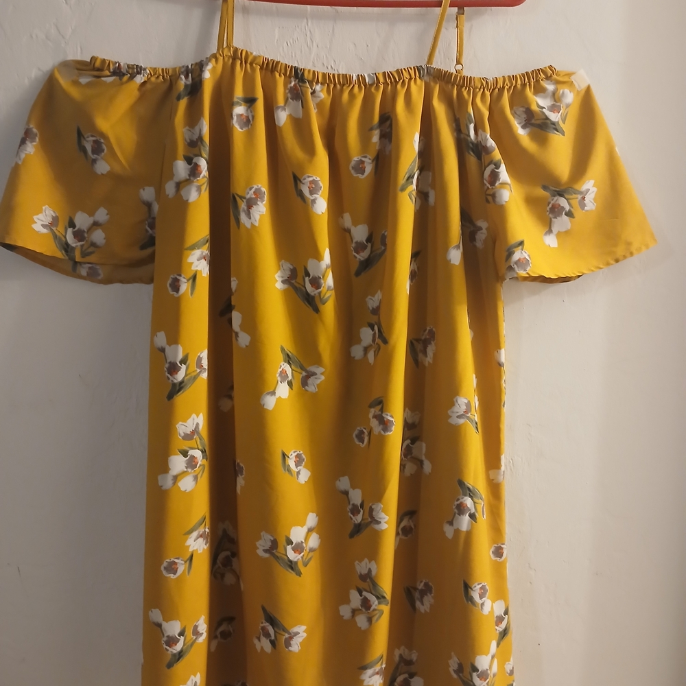 Floral Off-Shoulder Dress